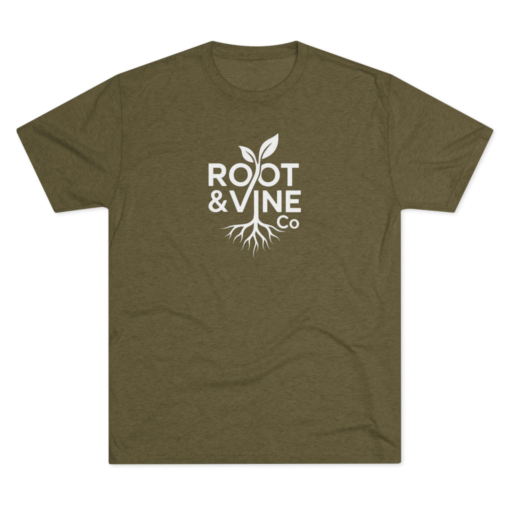 Root & Vine Co. Legacy White Logo Tee