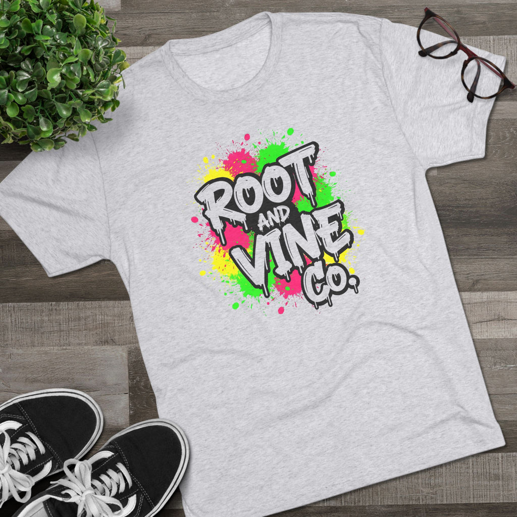 Graffiti Glow Drip Tee (White Pop Edition)