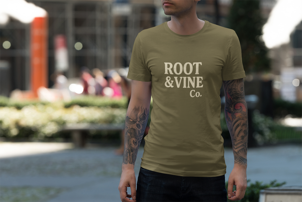 Root & Vine Co. Classic Logo Unisex Crew Tee