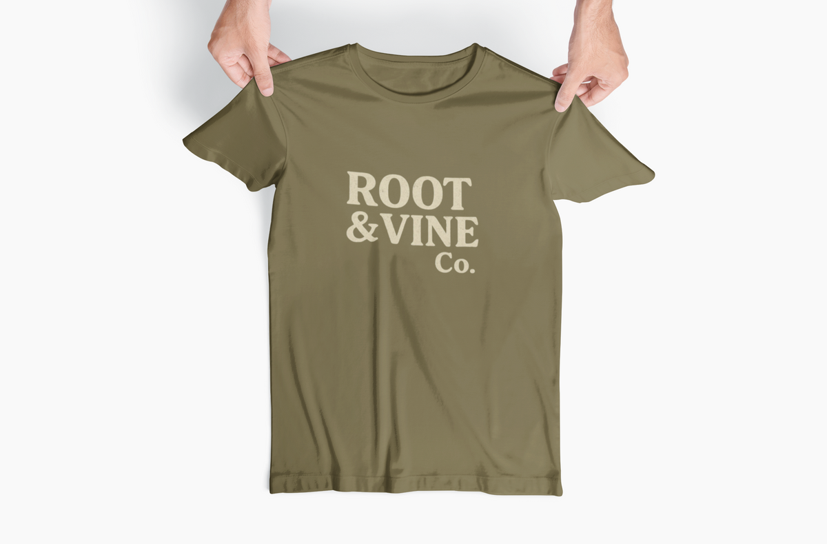 Root & Vine Co. Classic Logo Unisex Crew Tee