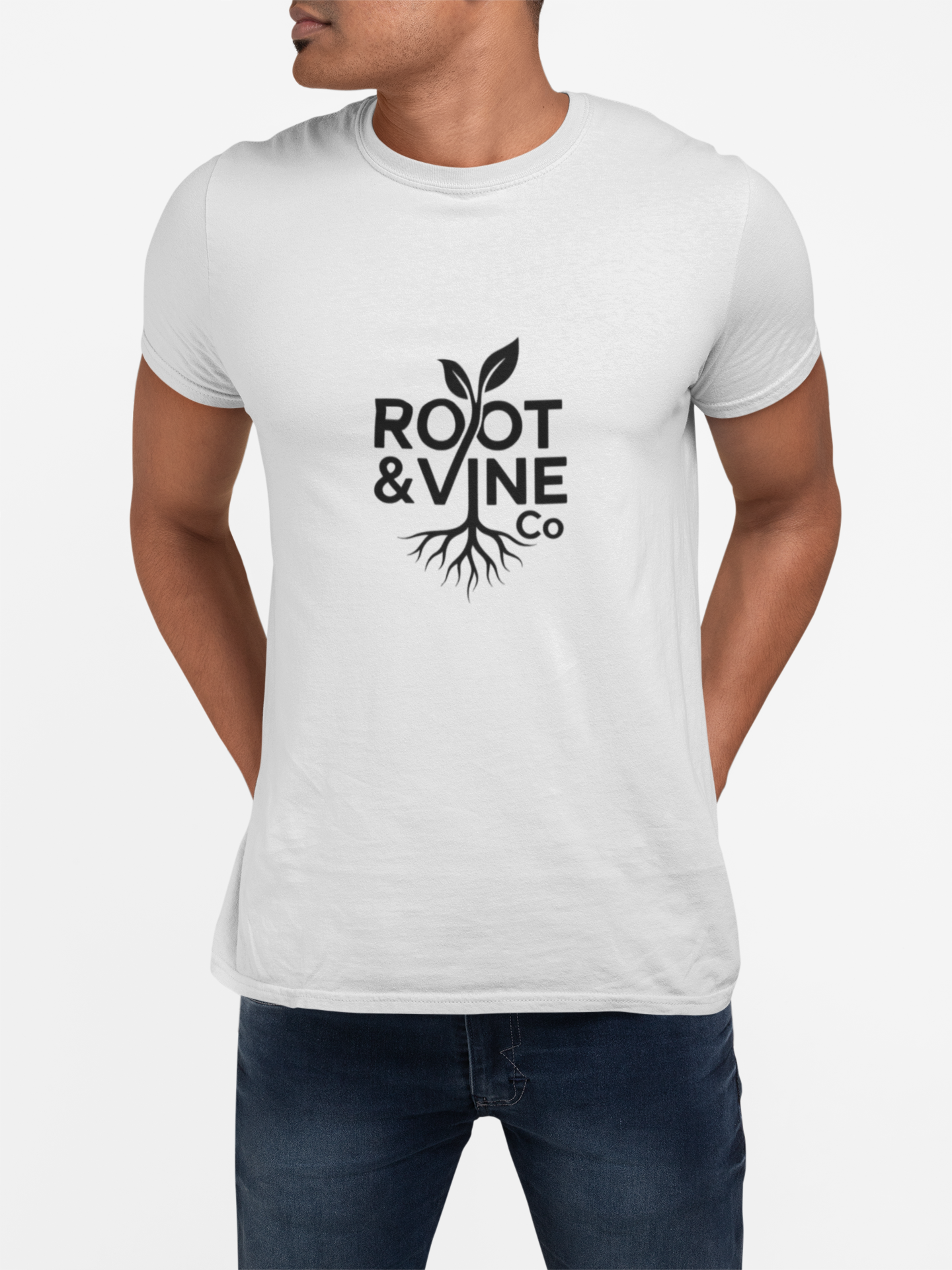Root & Vine Co. Legacy Black Logo Tee