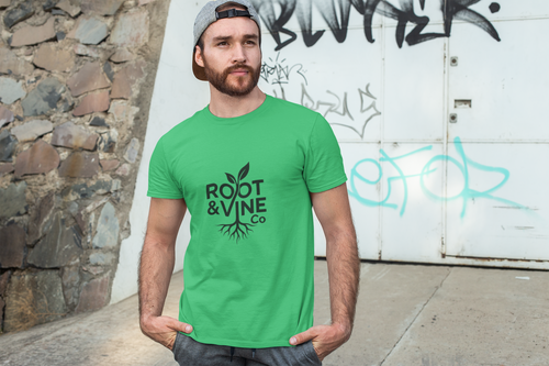 Root & Vine Co. Legacy Black Logo Tee