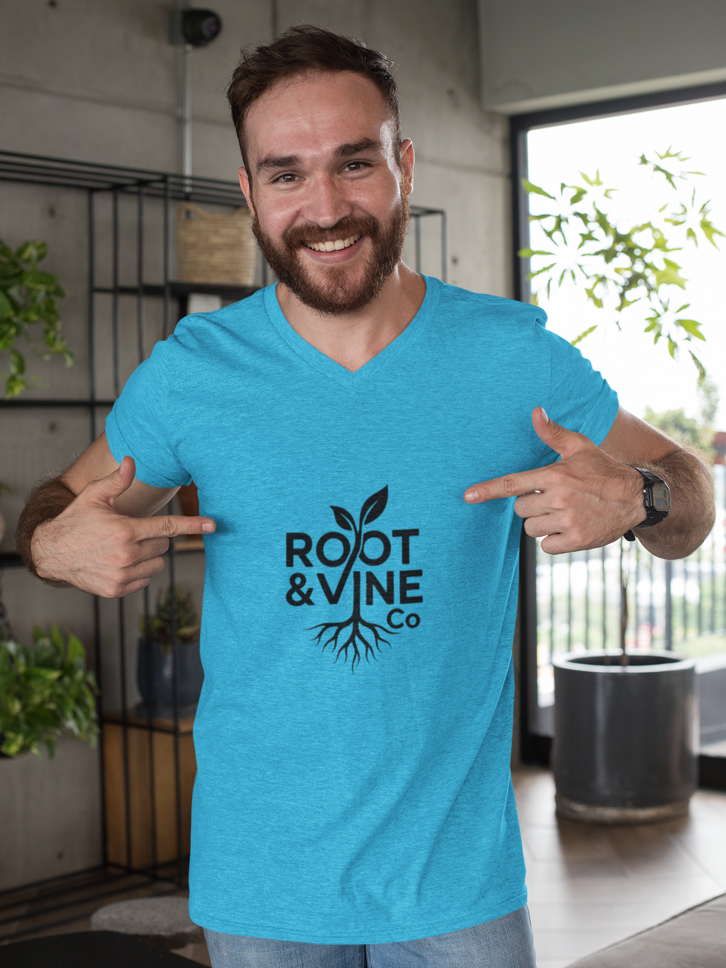 Root & Vine Co. Legacy Black Logo Tee