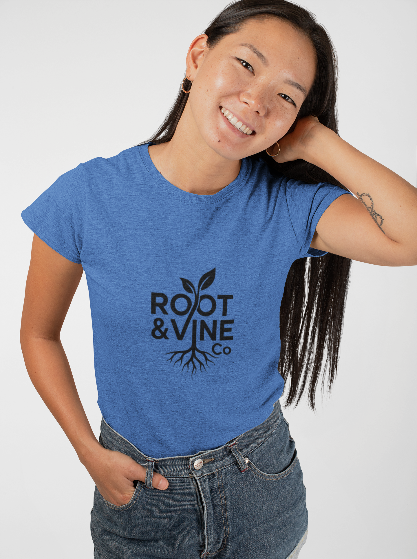 Root & Vine Co. Legacy Black Logo Tee