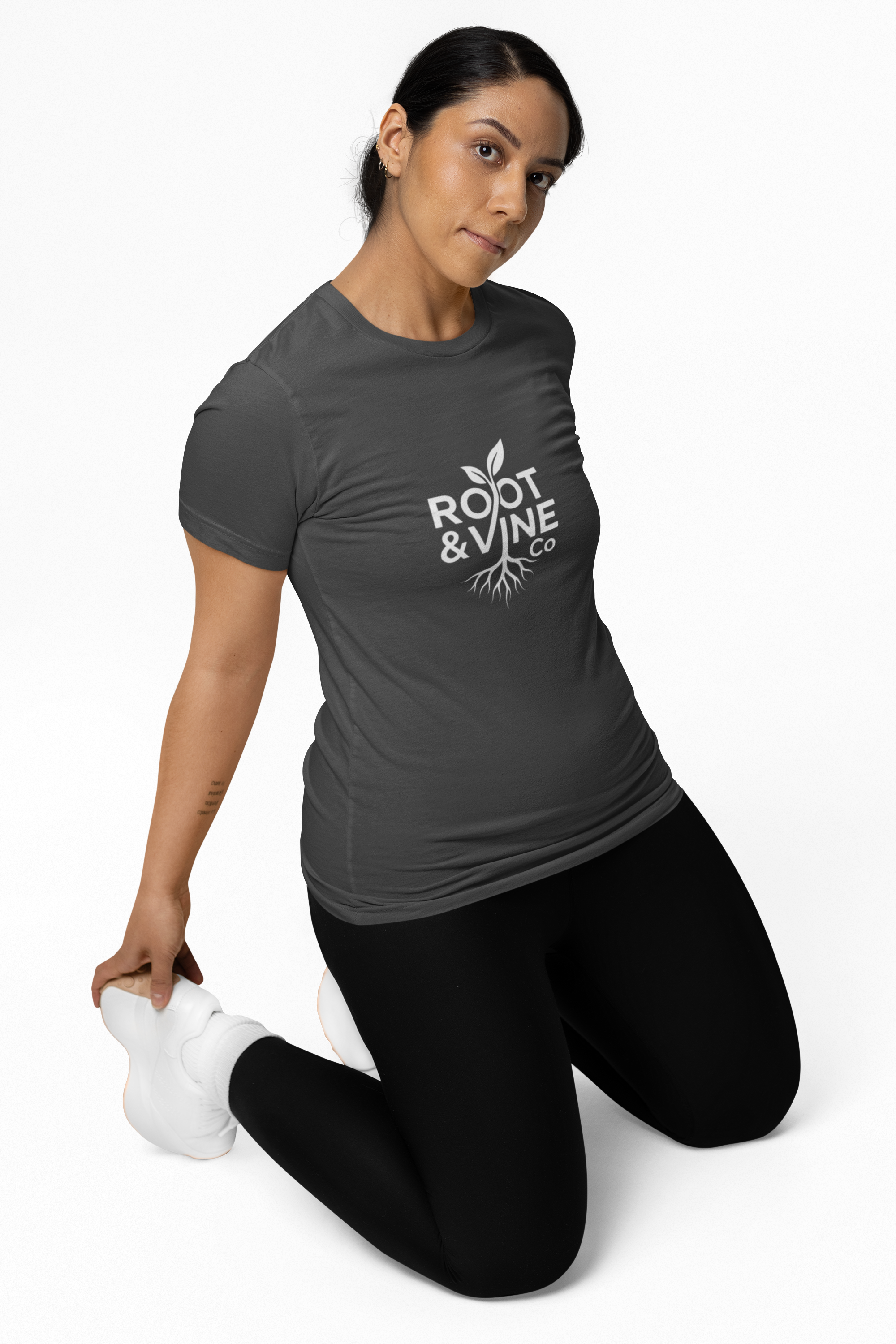 Root & Vine Co. Legacy White Logo Tee