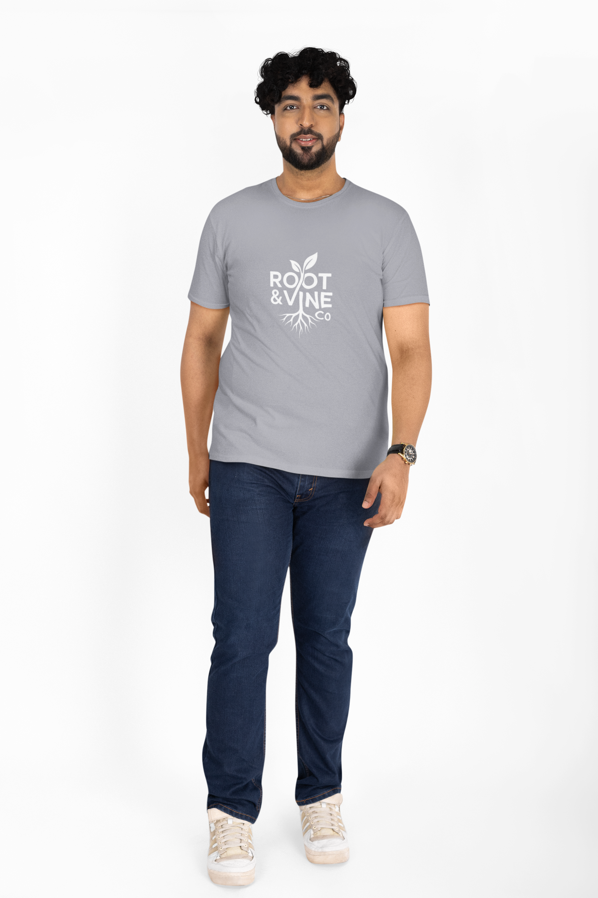 Root & Vine Co. Legacy White Logo Tee