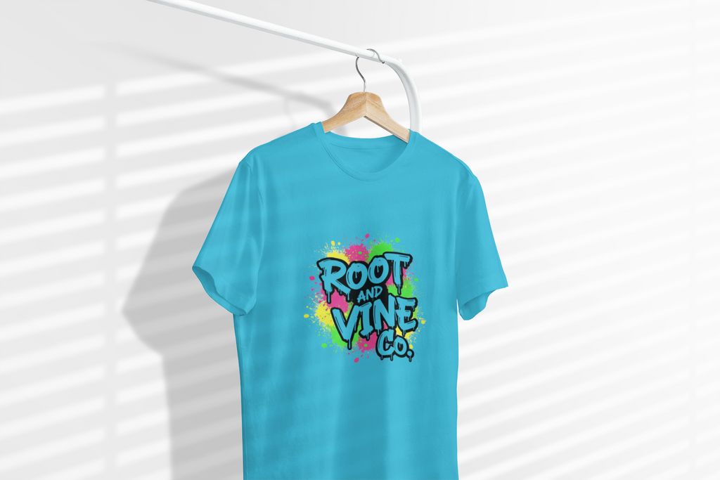 Graffiti Glow Drip Tee (White Pop Edition)