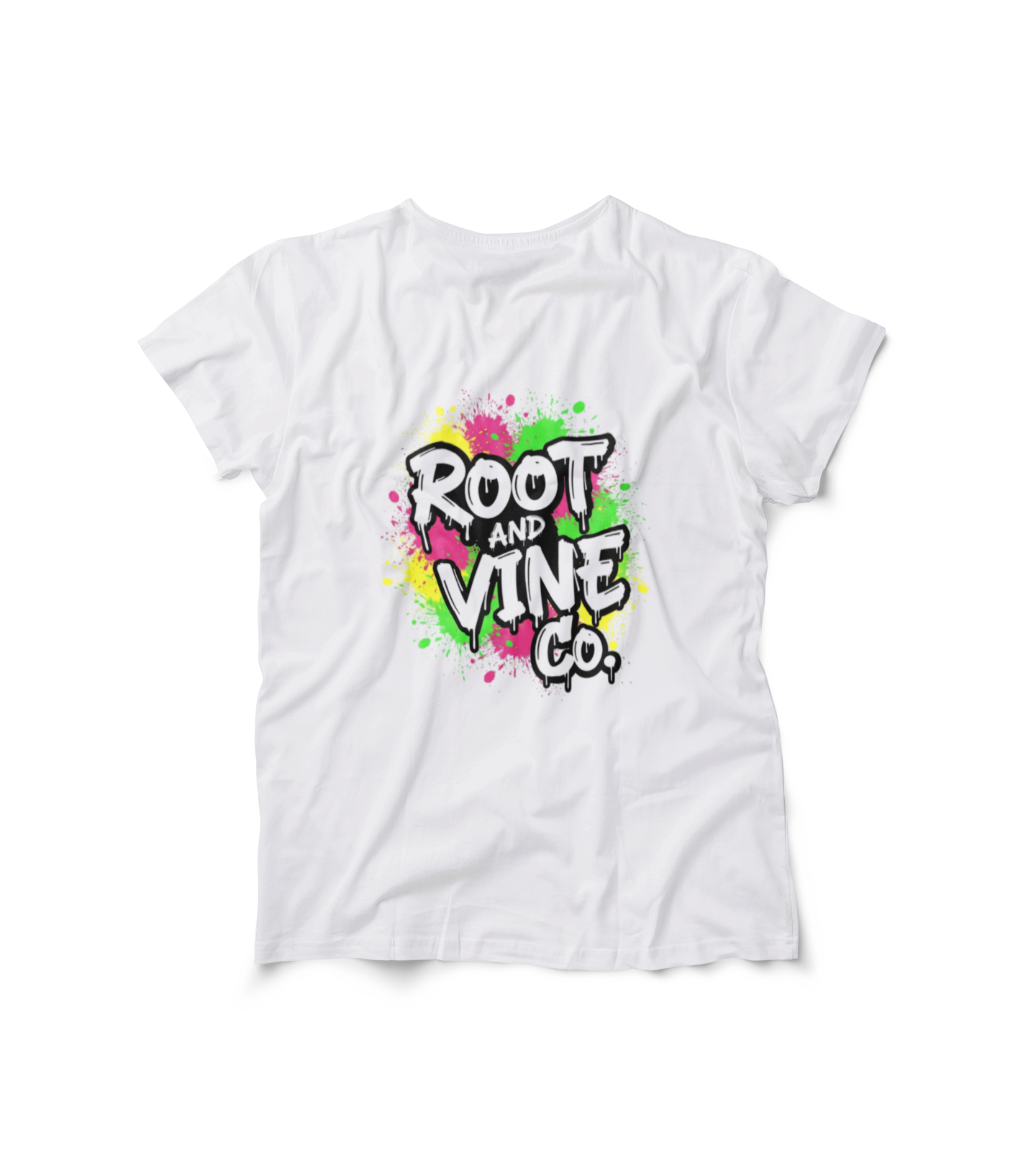 Graffiti Glow Drip Tee (White Pop Edition)
