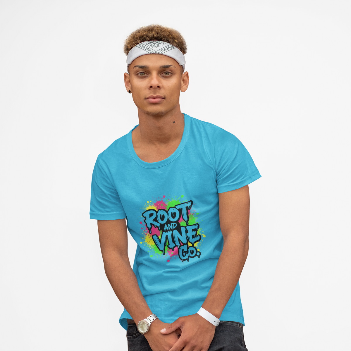 Graffiti Glow Drip Tee (White Pop Edition)