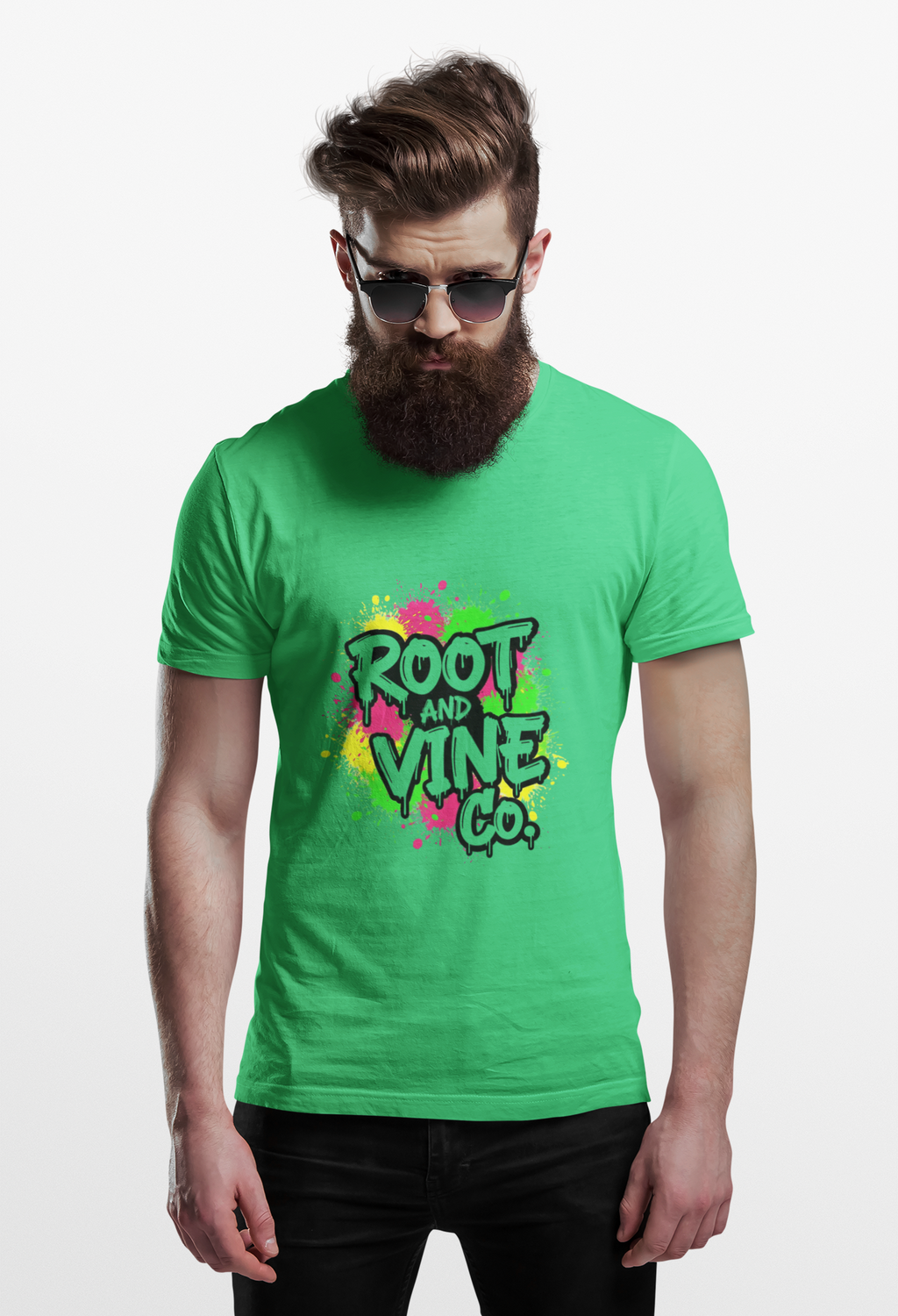Graffiti Glow Drip Tee (White Pop Edition)