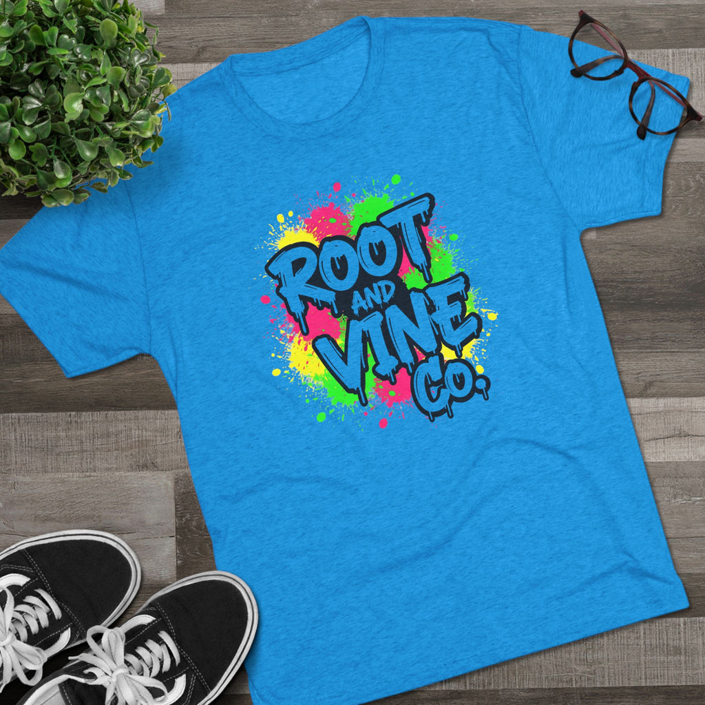 Graffiti Glow Drip Tee (White Pop Edition)